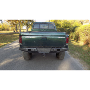1995-2004 Toyota Tacoma Custom USA "OVERLAND" Rear Plate Bumper-  PRECISION WELDED MODEL - High Quality! USA! OPTIONS AVAILABLE!