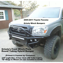 Load image into Gallery viewer, 2005-2010 Toyota Tacoma Grizzly Metalworks Front Winch Bumper &amp; Rock Sliders

