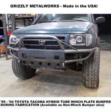 Load image into Gallery viewer, 1995-2004 Toyota Tacoma Custom USA Front Winch 3/16&quot; Plate Hybrid &amp; Tubing Bumper Includes Subframe!  (Non-Winch Model Available) PRECISION WELDED MODEL -High Quality! USA! OPTIONS AVAILABLE!
