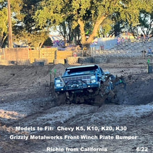 Load image into Gallery viewer, Chevy K10, K20, K30 &amp; Chevy Suburban Custom USA Front Winch 3/16&quot; Plate Bumper -Square Body Front  (Non-Winch Model Available)  PRECISION WELDED MODEL -High Quality! USA! OPTIONS AVAILABLE! (No Rear Bumper Available)
