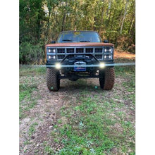 Load image into Gallery viewer, Chevy K10, K20, K30 &amp; Chevy Suburban Custom USA Front Winch 3/16&quot; Plate Bumper -Square Body Front  (Non-Winch Model Available)  PRECISION WELDED MODEL -High Quality! USA! OPTIONS AVAILABLE! (No Rear Bumper Available)

