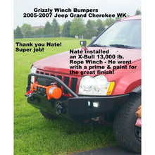 Load image into Gallery viewer, 2005-2007 Jeep Grand Cherokee WK Custom USA Front Winch 3/16&quot; Plate Bumper- (Non-Winch Model Available)  PRECISION WELDED MODEL - High Quality! USA! OPTIONS AVAILABLE!
