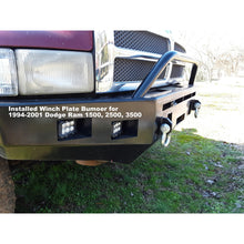 Load image into Gallery viewer, 1994-2001 Dodge Ram 1500, 2500 &amp; 3500 Gas and Diesel Trucks- Custom USA Front Winch 3/16&quot; Plate Bumper- (Non-Winch Model Available)  PRECISION WELDED MODEL - Extra Heavy Duty! Grizzly High Quality! USA! OPTIONS AVAILABLE!
