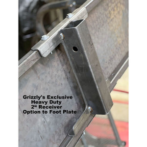 Honda Pioneer 500 CUSTOM EXCLUSIVE USA REAR WELDED FLIP SEAT ASSEMBLY WITH WELDED BAJA CAGE-W/Cargo Storage Area; Heat Shield, Black Cushion Set; Upper Grab Bars! 13 Ga Expanded Flat/Smooth Sheet Metal - Heavy Duty-Other Custom Options Available