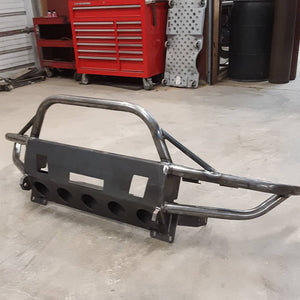 1996-1998 Toyota 4 Runner Front Hybrid Winch 3/16" Plate & Tubing Bumper - Includes Heavy Duty Subframe - PRECISI0N WELDED MODEL - MADE IN THE USA!