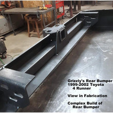 Load image into Gallery viewer, 1999-2002 Toyota 4 Runner 3rd Gen Rear Bumper (Includes Receiver Hitch if wanted for Off Road, Farm, Campground, etc. Use Only-Not for Roads/Interstate Pulling)-(If Receiver is not needed, message us when you order)- High Quality! USA!
