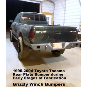 1995-2004 Toyota Tacoma Custom USA Rear "CLASSIC" Plate Bumper-Models also for Body Lifts - PRECISION WELDED MODEL -High Quality! USA! OPTIONS AVAILABLE!