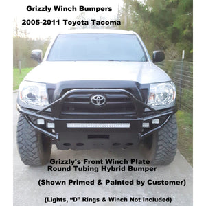 2005-2010 Toyota Tacoma Grizzly Metalworks Front Winch Bumper & Rock Sliders