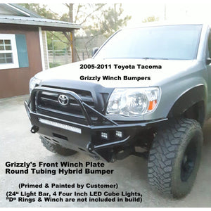 2005-2010 Toyota Tacoma Grizzly Metalworks Front Winch Bumper & Rock Sliders