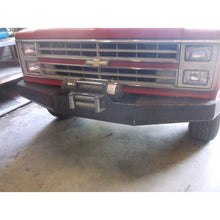 Load image into Gallery viewer, Chevy K5 K10 front winch plate bumper   grizzlymetalworks.com
