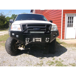 2004-2008 f150 front winch plate bumper   grizzlymetalworks.com