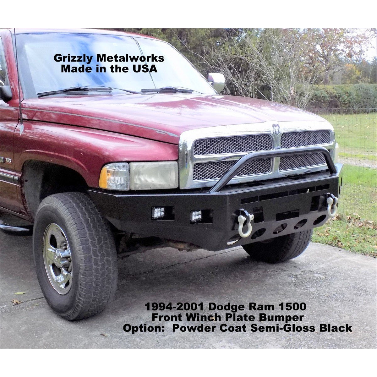 1994-2001 Dodge Ram 1500, 2500 & 3500 Gas and Diesel Trucks- Custom USA Front Winch 3/16