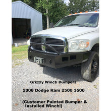 Load image into Gallery viewer, 2006-2009 Dodge Ram 2500 3500 Custom USA Front Winch 3/16&quot; Plate Bumper-(Non-Winch Model Available)  PRECISION WELDED MODEL - High Quality! USA! OPTIOINS AVAILABLE!
