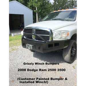 2006-2009 Dodge Ram 2500 3500 Custom USA Front Winch 3/16" Plate Bumper-(Non-Winch Model Available)  PRECISION WELDED MODEL - High Quality! USA! OPTIOINS AVAILABLE!